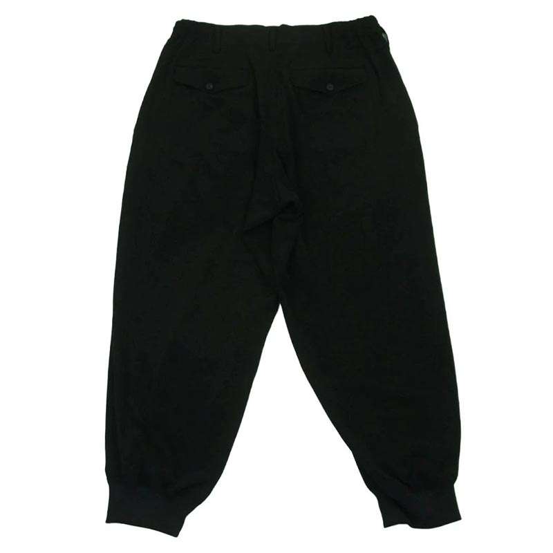 ヨウジヤマモト UM-P14-500-1 S'YTE サイト CREPE de CHINE HEM RIB 2 TUCK JOGGER PANTS ツータック ジャガー パンツ 買取実績 画像