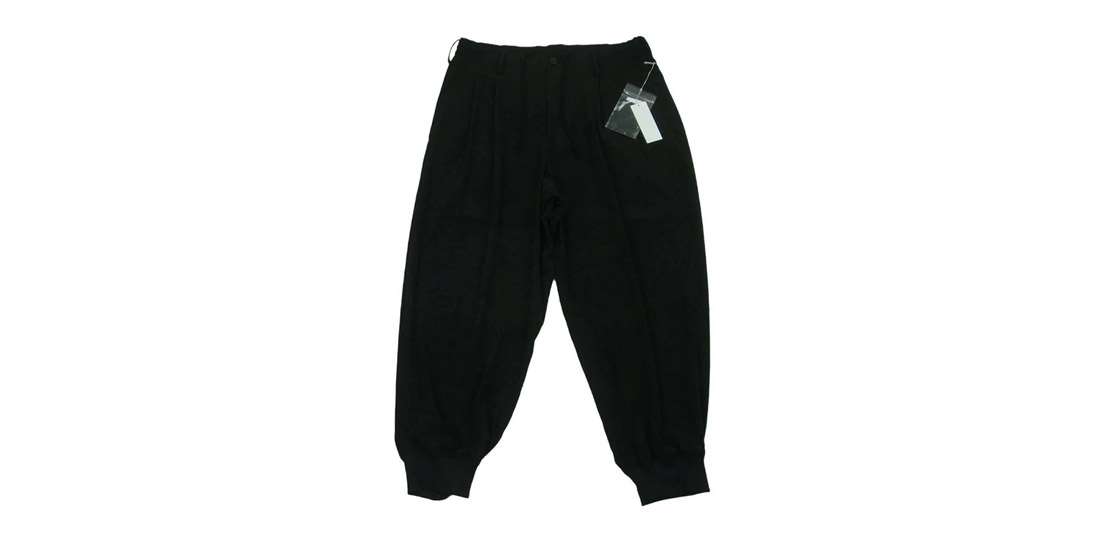 ヨウジヤマモト S’YTE サイト UM-P14-500-1 CREPE de CHINE HEM RIB 2 TUCK JOGGER PANTS 買取実績