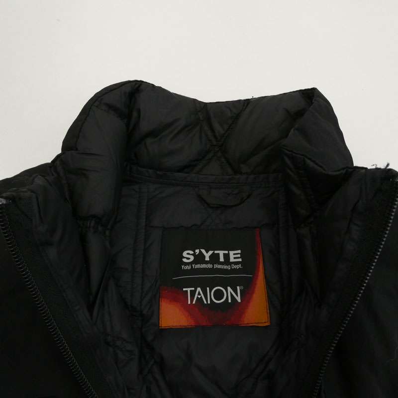 ヨウジヤマモト UU-V01-606 SYTE サイト × TAION タイオン ナイロン ダウンベスト 買取実績 画像