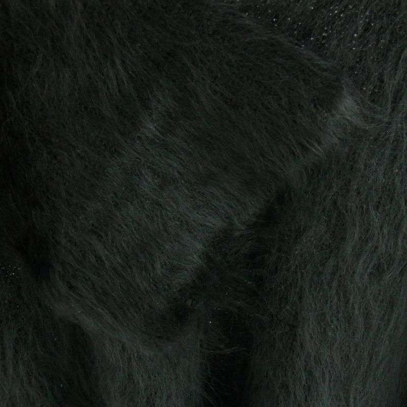 ヨウジヤマモトプールオム HE-K01-190 HALF CARDIGAN FUR FINISH CREW NECK ハーフカーディガン ファーフィニッシュ クルーネック モヘア ニット 買取実績 画像