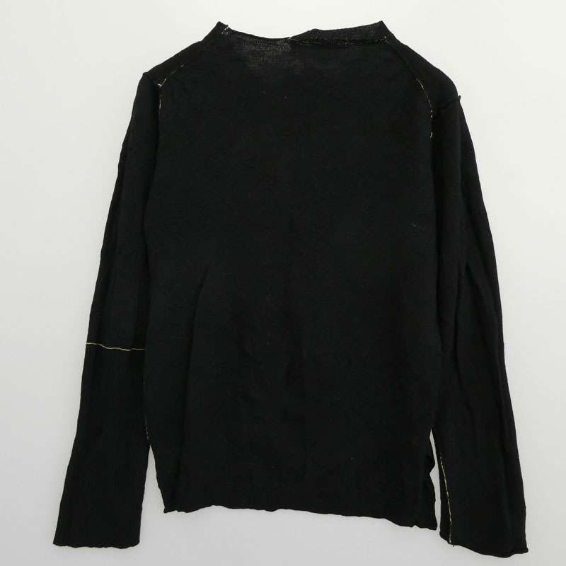 ヨウジヤマモトプールオム 17AW HK-K15-186 シワ加工 ステッチド ニット カーディガン 買取実績 画像