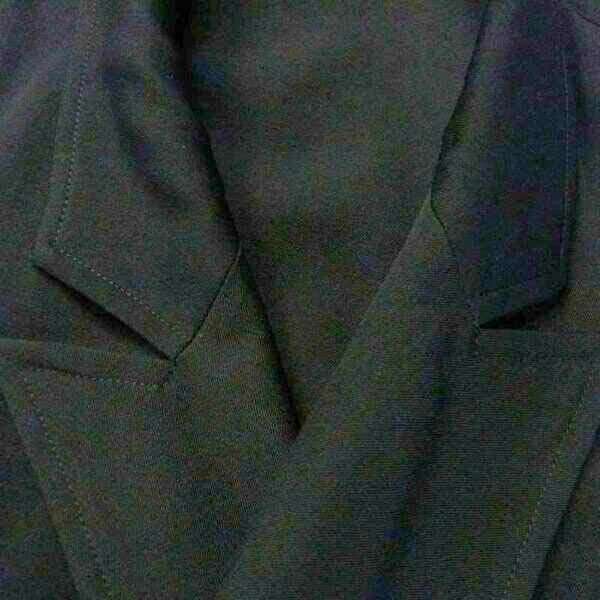 ヨウジヤマモトプールオム 17SS HD-D10-100 100番ウールギャバジン シワギャバ 袈裟 ピークドラペル アシンメトリー ラップ ロング ジャケット 買取実績 画像