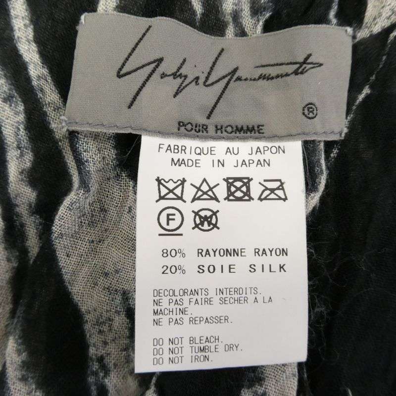 ヨウジヤマモトプールオム 17SS HD-L05-273 シルク混レーヨン ストール 買取実績 画像