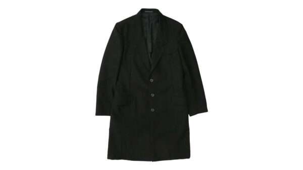 ヨウジヤマモトプールオム 18AW HV-J45-828 ウール シワギャバジン 左ゴージZIP2重 ムラ染インナーベスト レイヤードデザイン ヒューマンフェイス ハンドメイド ジャケット 買取実績