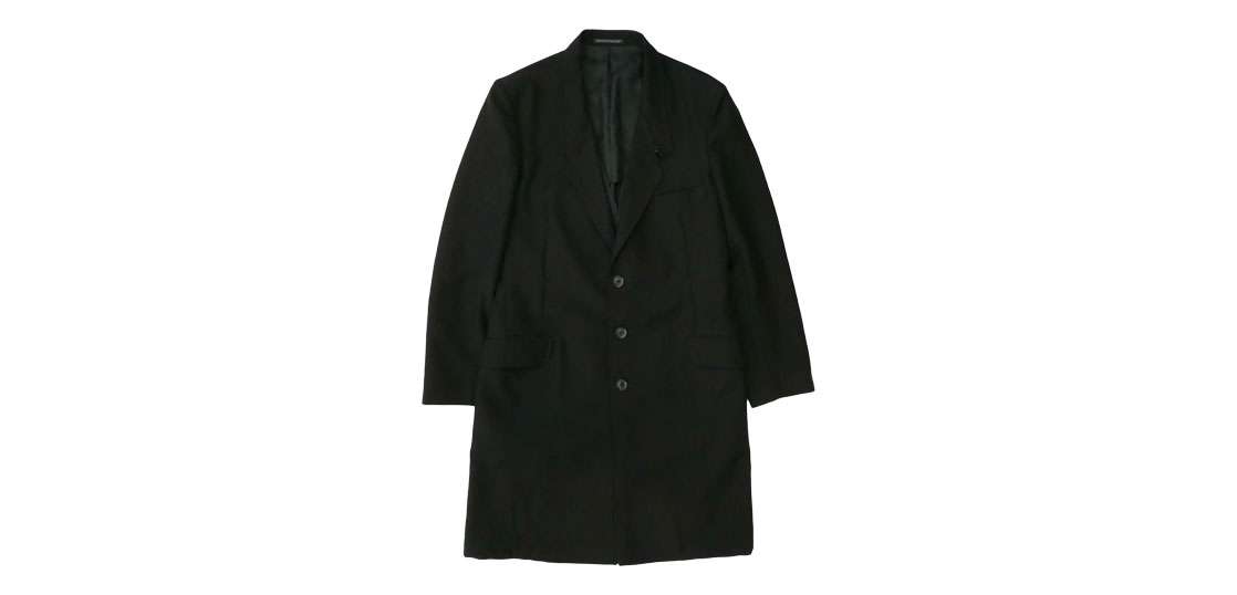 ヨウジヤマモトプールオム 18AW HV-J45-828 ウール シワギャバジン 左ゴージZIP2重 ムラ染インナーベスト レイヤードデザイン ヒューマンフェイス ハンドメイド ジャケット 買取実績