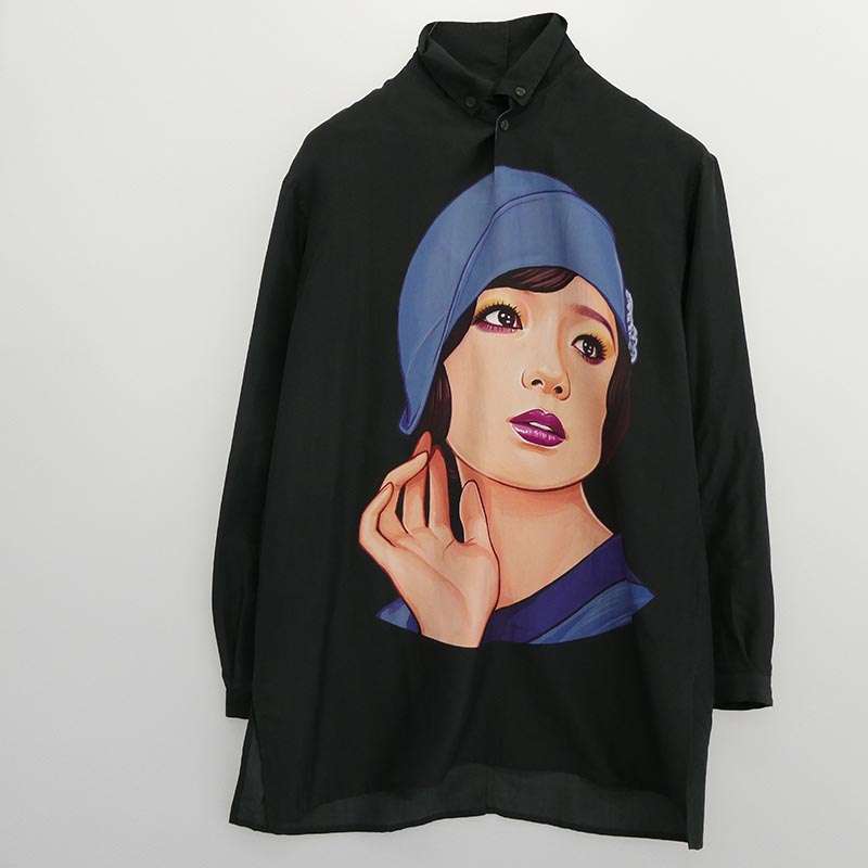 ヨウジヤマモトプールオム 18SS HW-B31-419 サイトウユウスケ シルク ブラウス 長袖 シャツ 買取実績 画像