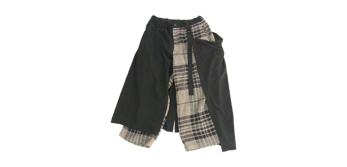 ヨウジヤマモトプールオム 20AW HR-P66-876 二重ラップ Pチェック柄 パンツ 買取実績