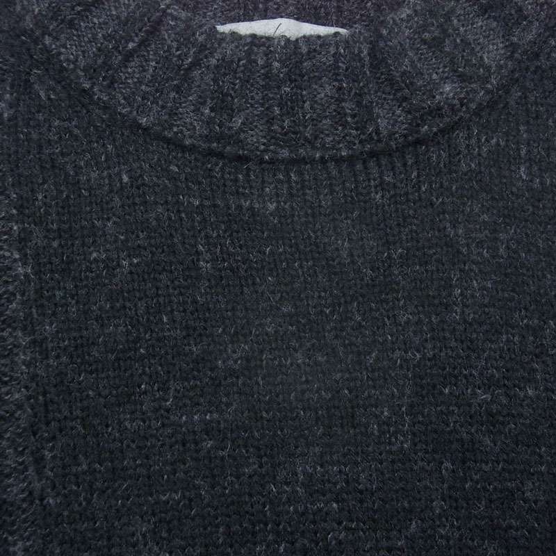 ヨウジヤマモトプールオム 22AW HE-K31-986 5G PLATING RIB DROP NEEDLE プレーティング リブ ドロップ クルーネック ニット セーター 買取実績 画像