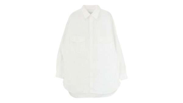 ヨウジヤマモトプールオム 24SS HS-B04-001 定番シャツ ロング丈 買取実績