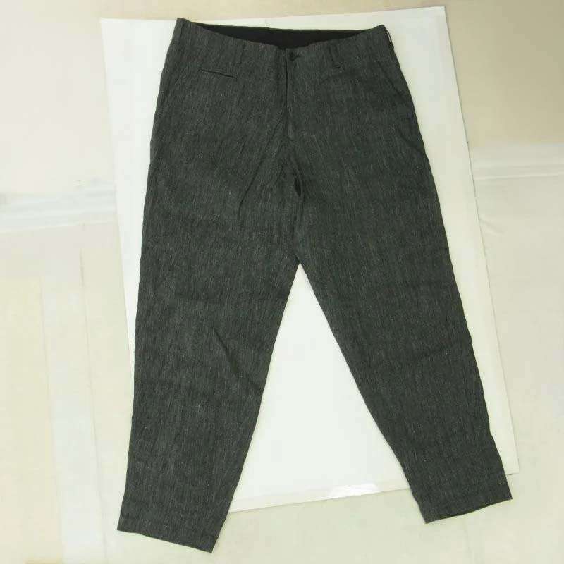 ヨウジヤマモトプールオム 24SS HS-P37-302 FLAX TOP GABARDINE COIN POCKET SLIM PANTS 買取実績 画像