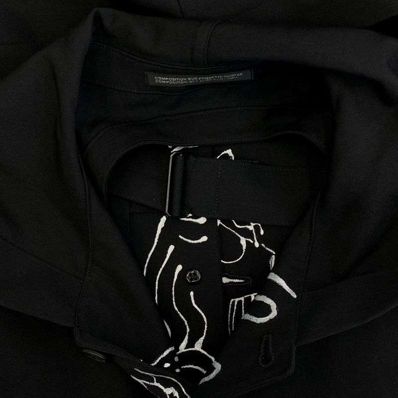 ヨウジヤマモトプールオム HD-V07-100-2 ウール ギャバジン フーディ フード付き ベスト 買取実績 画像