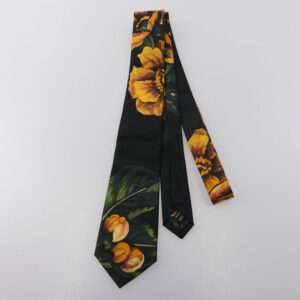 ヨウジヤマモトプールオム シルク100％ フラワー総柄 ネクタイ 買取実績