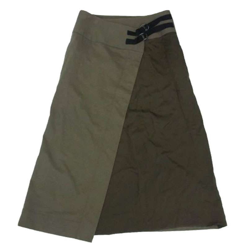 ワイズ ヨウジヤマモト 20SS YT-K69-048 RISMAT by リスマットバイワイズ 異素材切替 サイドダブルリングベルト ラップスカート 買取実績 画像