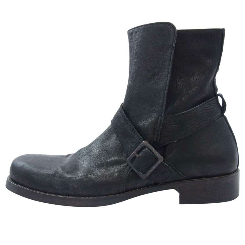 ワイズ ヨウジヤマモト イタリア製 レザー ストラップ ブーツ 買取実績 画像