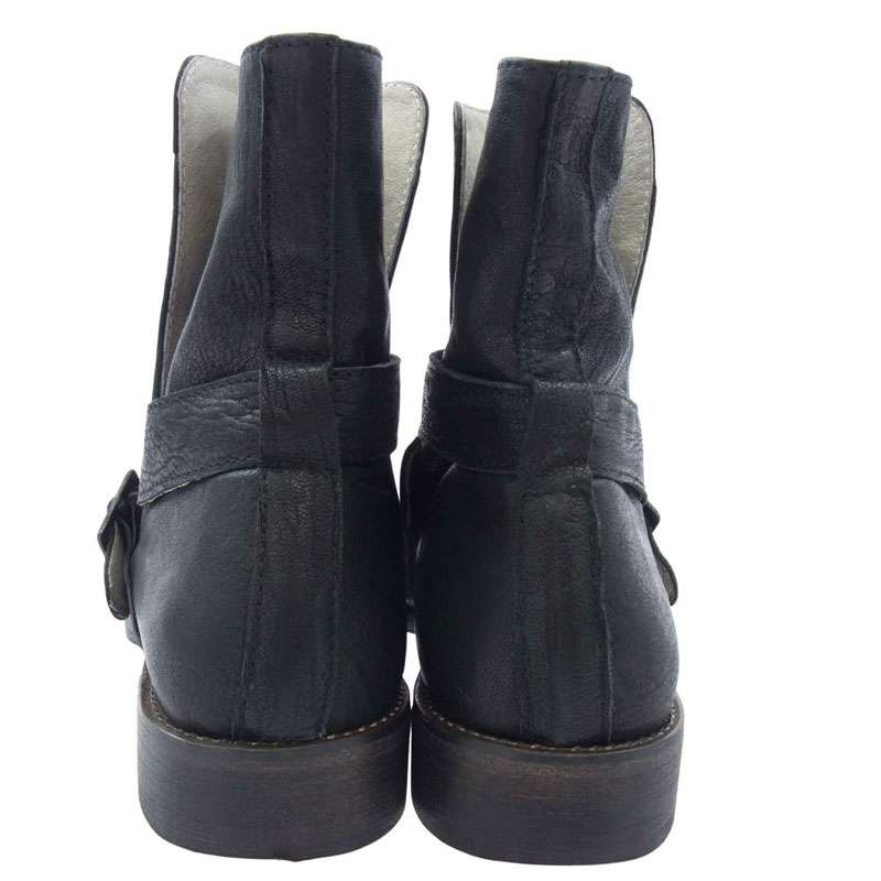 ワイズ ヨウジヤマモト イタリア製 レザー ストラップ ブーツ 買取実績 画像