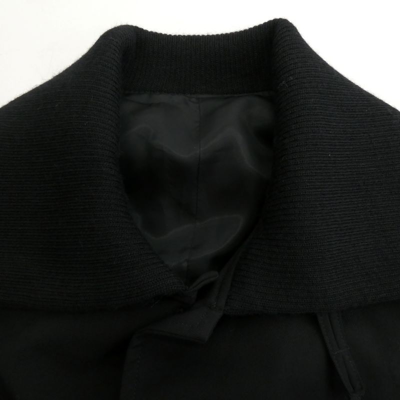 ワイズ ヨウジヤマモト Y’s for men ワイズフォーメン 00AW アーカイブ MT-C05-100 100番ウールギャバジン リブ襟 オーバーサイズ ロングコート 買取実績 画像