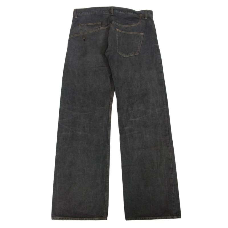 ワイズ ヨウジヤマモト YY-P03-047 アシンメトリー デザイン ワイド デニム パンツ 買取実績 画像