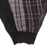 ヨウジヤマモトプールオム 21SS HD-P64-831 ウールリネン チェック 裾リブ 紐パンツ 買取実績 画像