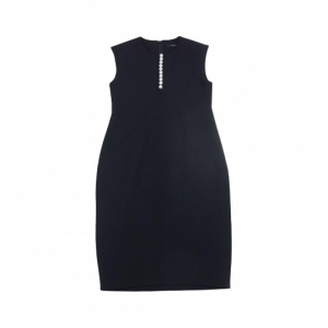 ヨーコチャン YED-117-010 パール スリット スキッパー ノースリーブ ワンピース ブラック 買取実績