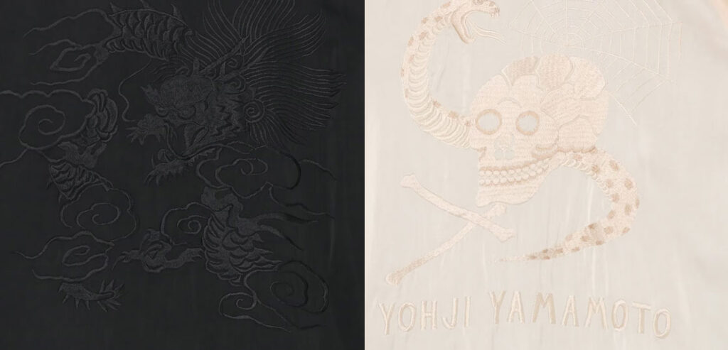 Y's×テーラー東洋「Y's-SUKAJAN」 緻密に描かれた刺繍 画像