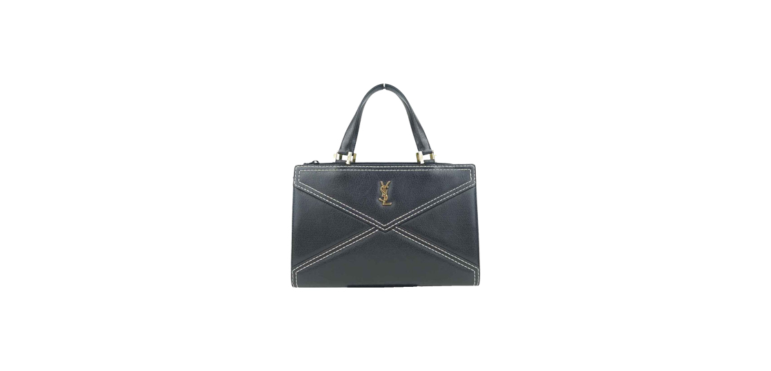 イヴサンローラン ヴィンテージ YSL ロゴ ハンドバッグ 買取実績